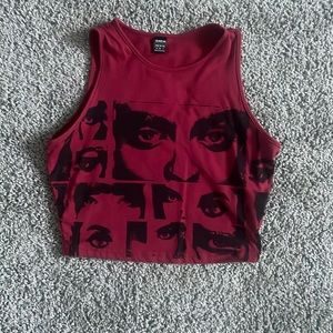 Shein cropped tank top